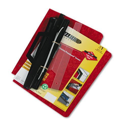 3-Hole Laser Printer Hanging Expandable Binder, 8-1/2 x 11, Red