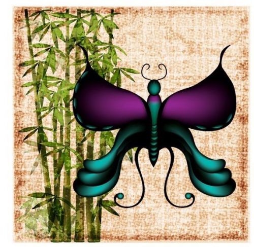 30 Personalized Return Address Butterflies Labels Buy 3 get 1 free (but3)