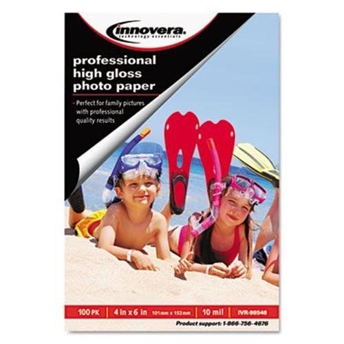 Innovera Photo Paper - For Inkjet Print - Photo Paper - 4&#034; X 6&#034; - High (99546)