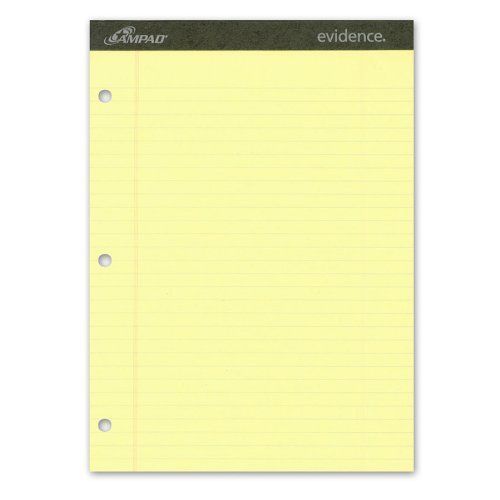 Ampad Legal-ruled 3-hole Writing Pad - 50 Sheet - 15 Lb - 8.50&#034; X (amp20221)