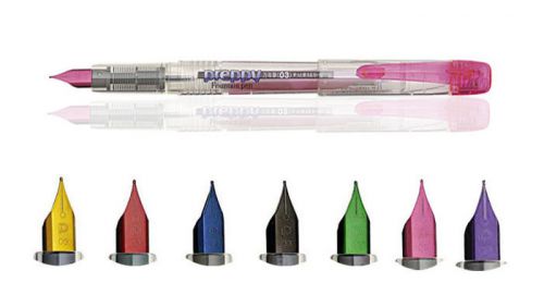 Platinum preppy ppq-200 fountain pen manga comic pen 0.3 extra fine nib pink ink for sale