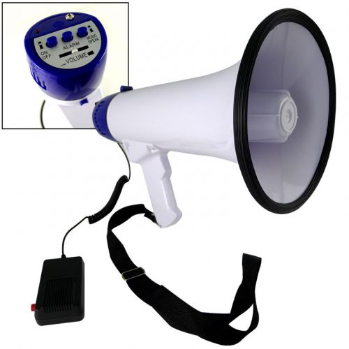 20w megaphone evacuation siren emergency call factory school constructiion flood for sale