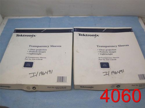 4060 Tektronix 016113000 Transparency Sleeves 7.5x9.5in