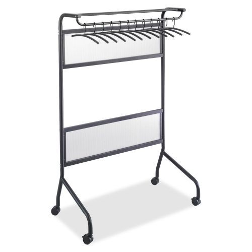 Impromptu Garment Rack, Steel, 40-1/4w x 29-3/4d x 58-3/4h, Black