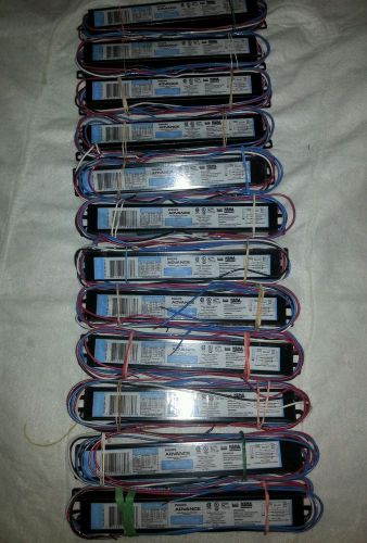 Philips advance optanium ballasts set of 12 used 2 lamp for sale