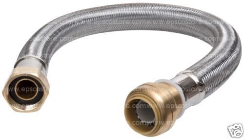 Sharkbite 3/4x24 Flexible Water Heater Connectors Qty 2