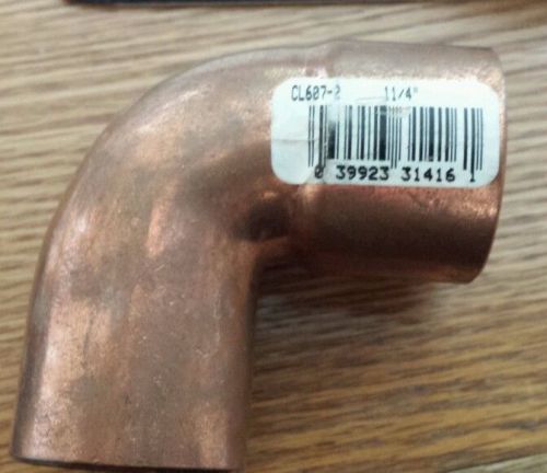 NIBCO 1-1/4&#034; x 1-1/4&#034; Copper Street Elbow 90 Degree Plumbing Fitting CxC NEW