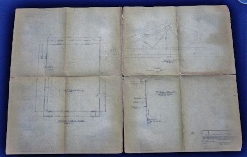 1967 Vintage LBI SHIP BOTTOM, NJ: Volunteer Fire Co Construction Drawings 2nd FL