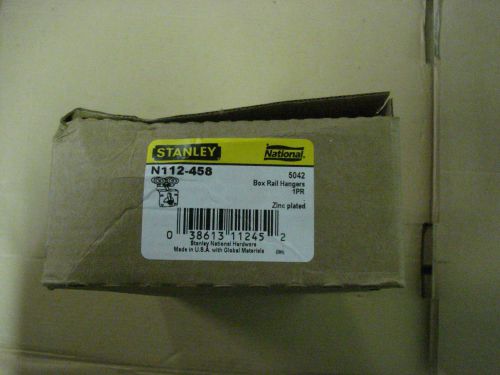 1 pair stanley n112-458 box rail hangers  zinc plated for sale