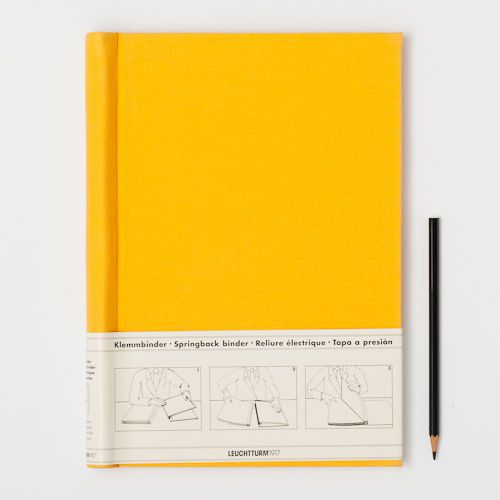 Leuchtturm1917 Springback Binder Canvas Cover A4 Yellow