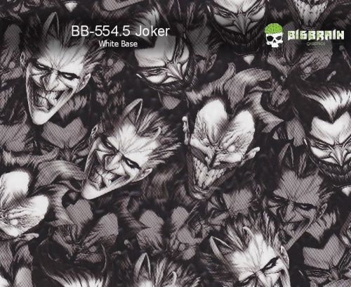 5 m (16 ft) Joker Faces Hydrographics Film 50 cm Free Ship Big Brain Hydro