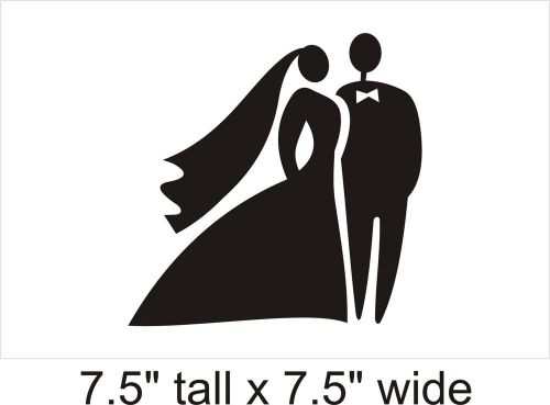 2X Loving Newlyweds Funny Car Vinyl Sticker Decal Truck Window Laptop FD67