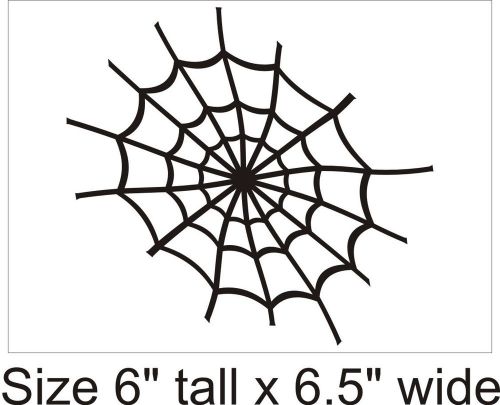 Small Spider Web Funny Car Vinyl Sticker Decal Truck Bumper Laptop - 1079