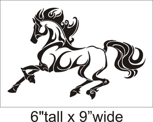 2X Creative Horse Silhouette Funny Car Vinyl Sticker Decal Truck Bumper -1458