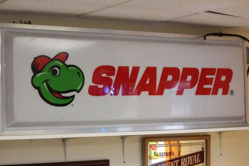 Snapper Double Sided Indoor / Outdoor Lighted Advertising Sign Dualite 6&#039; x 2&#039;