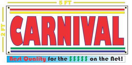 CARNIVAL Sign NEW Larger Size for Fair Carnival Stand Cart Circus