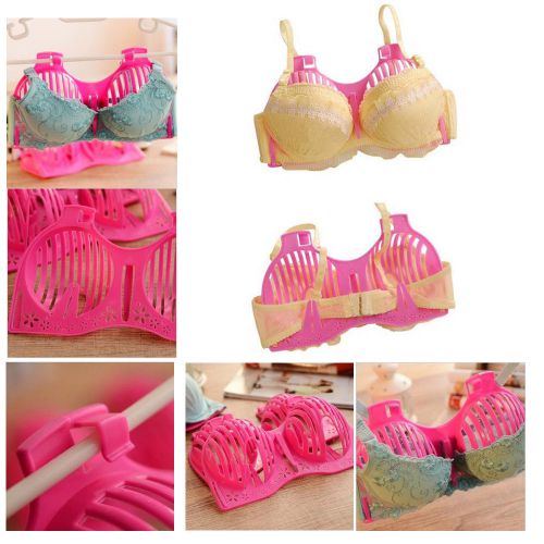 Smart bra form hanger drying holder protector storage shaper shelving display ! for sale