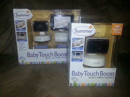 NIB SUMMER INFANT 28810A-28840-BUNDLE BABY TOUCH BOOST DIGITAL COLOR