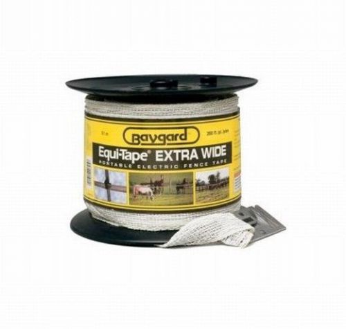 Parker 895 1 1/2 in. 200 ft. extra wide heavy duty electric fence tape, white for sale