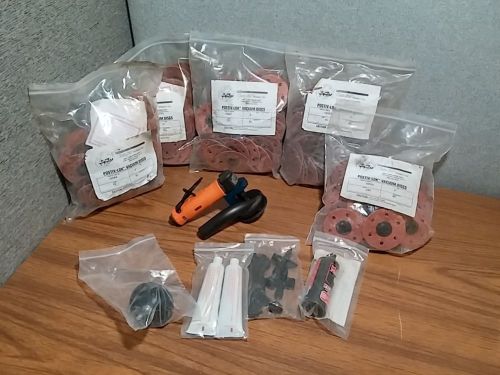 Nice DCM 3&#034; ABRASO-VAC STARTER KIT WITH DOTCO 12L1280-36 &amp; 400 DISKS