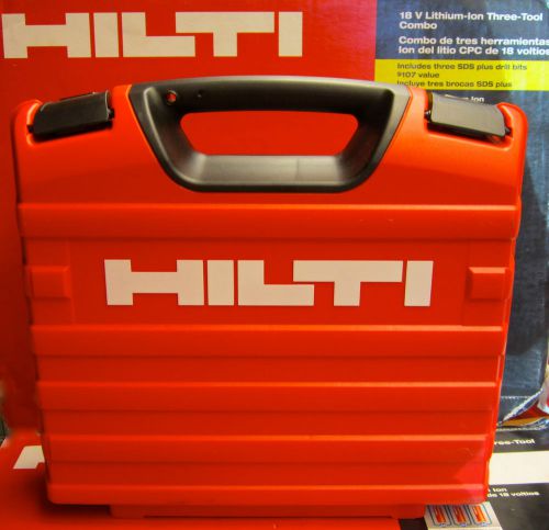 (EMPTY) HILTI TOOL CASE (FITS BOSCH/DEWALT/MILWAUKEE) NEW, HEAVY DUTY, FAST SHIP