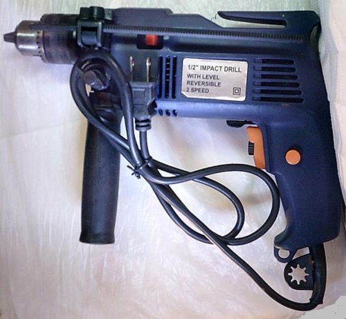 1/2&#034; impact drill / 120 volt / 600 watt / 2200/2800 rpm / two speed / reversible for sale