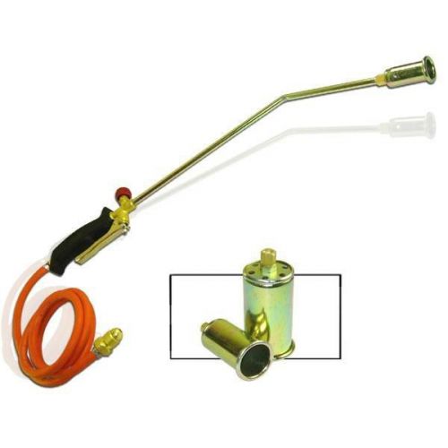 Propane torch w/2 extra nozzle burn weeds melt ice for sale