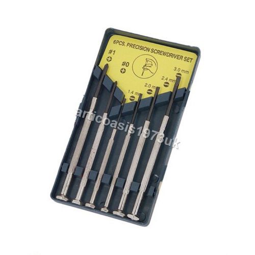 Precision Screwdriver Set - 6pc - Swivel Top Easy Use