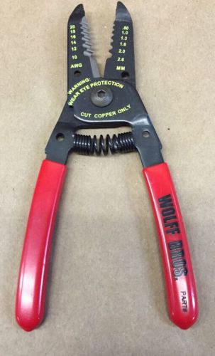 Wolf bros wire strippers 10awg - 20awg for sale