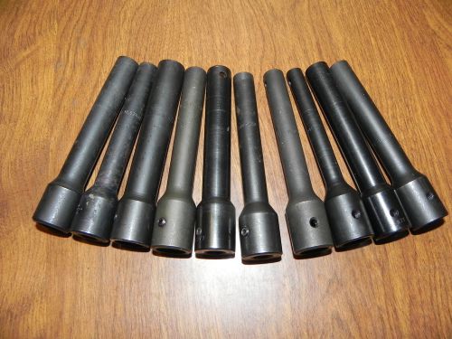 Lot of 10 Extended Socket Assembly Hex Rachet Wrench HS &amp; SC Brands