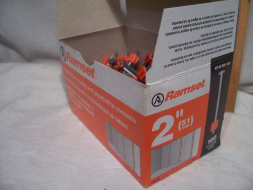 RAMSET POWER FASTENERS PARTIAL BOX  2&#034; NAILS LOW VELOCITY  /HILTI / REMINGTON/ J