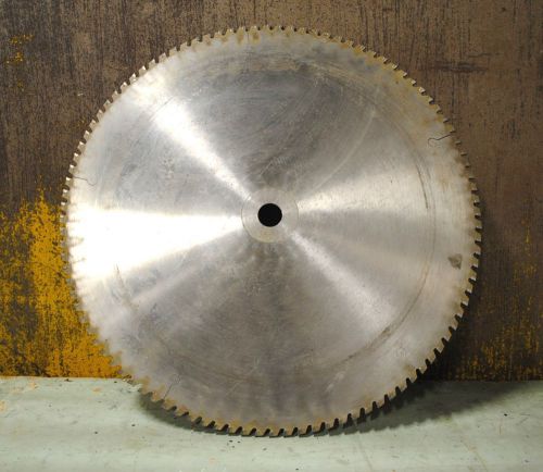 Large Carbide Tipped Saw Blade 100 Teeth 1&#034; Arbor 17 1/2&#034; Diameter Plastics #21