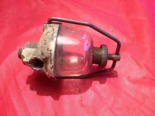 Glass Bowl Fuel Filter Small Engine TILLOTSON Vintage