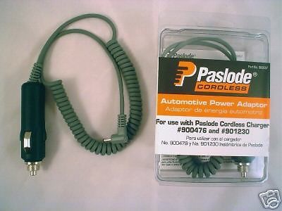 Paslode battery vehicle/car charger adaptor 12v 900507 for framing,finish nailer for sale