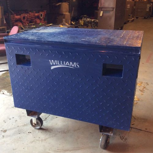 (1) WILLIAMS HEAVY DUTY INDUSTRIAL GRADE JOB SITE BOX 48&#034; X 30&#034; X 33.5&#034; #50953