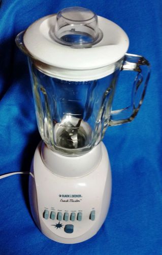 Black &amp; Decker BL10450H White Crush Master 10-Speed Blender