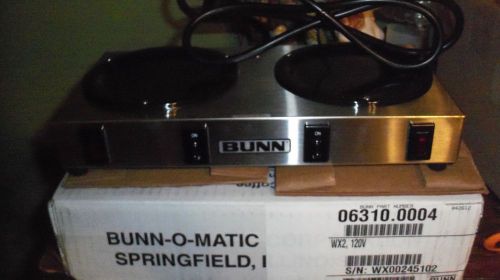 Bunn Two Burner Coffee Decanter Warmer New in the Box.