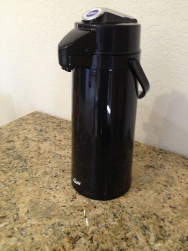 NIB CURTIS THERMOPRO 2.2L Black AIRPOT COFFEE DISPENSER TLXA22 Stainless Inside