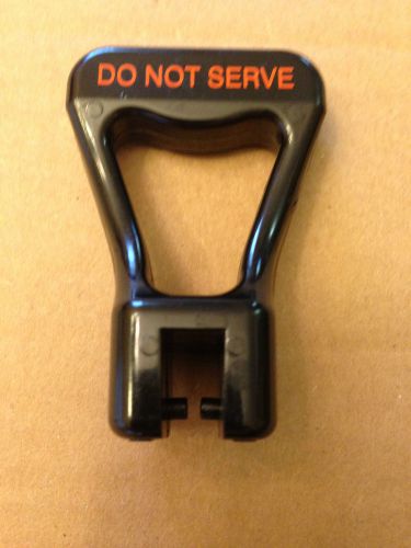 Black Handle, &#034;Do Not Serve&#034;, Replaces Fetco 1071.00022.00