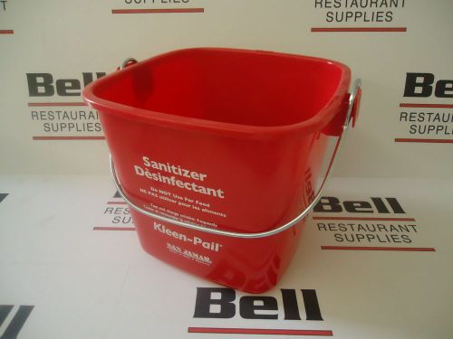 *NEW* San Jamar KP97RD Red 3 Qt Kleen Pail Bucket