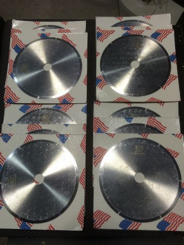 Bunzl F17621231 7&#034; Circular Blades Double Bevel Slots Circular Blade Lot of 12