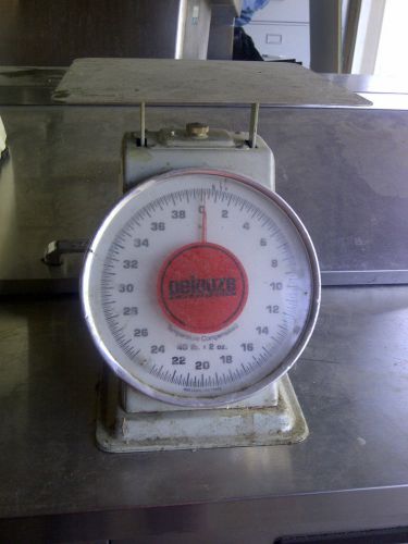 SCALE, HEAVY DUTY RESTAURANT, PELOUZE, 40LB.