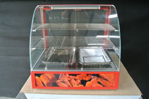 Uniworld Hot Display Case, DH-2P, Snacks, Merchandiser, Heated, Wings, New, Food