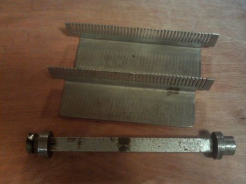 Vintage PATTY or CUBE STEAK machine parts, stainless steel