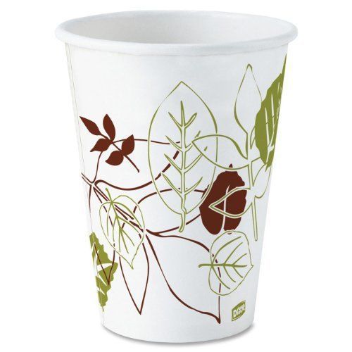 Dixie Pathways Wisesize Cup - 12 Oz - 25/carton - Paper - White (2342WSCT)