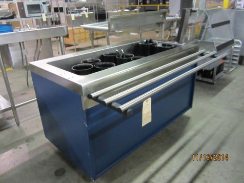 BLUE FREEZER/SALAD BAR W/TRAY LINE