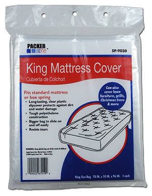 Schwarz 2 Pack, 76&#034; x 10&#034; x 90&#034;, Packer One King Mattress Cover