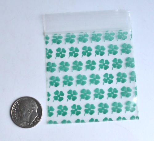 1,000 Clover 2&#034; x 2&#034; Ziplock Bags