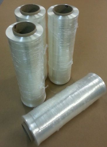 (4 Rolls) 16&#034; x 1500&#039; 36 Gauge Cast Hand Bundling STRETCH WRAP Film