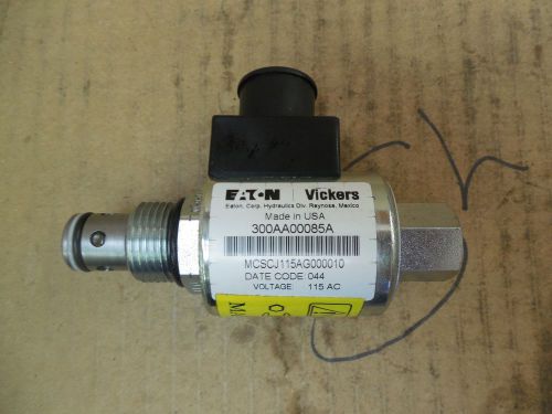 Vickers Solenoid Valve 300AA00085A MCSCJ115AG000010 115 VAC New